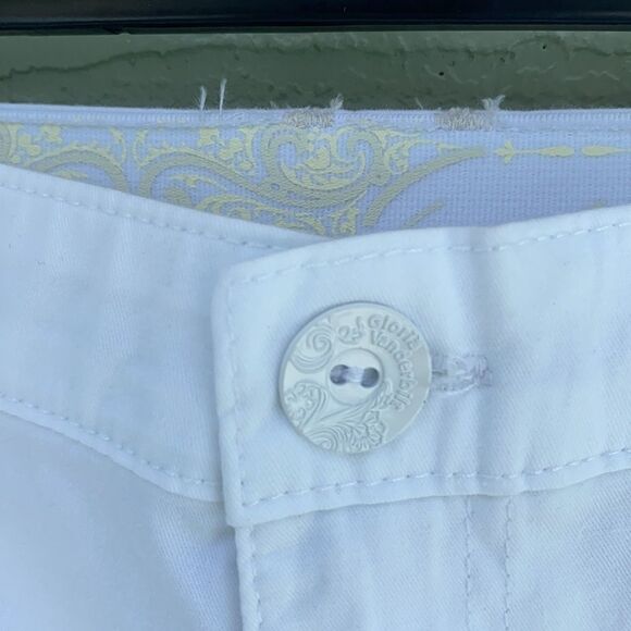 Gloria Vanderbilt Sz 24W Stretch NWT White Shorts - Picture 5 of 12